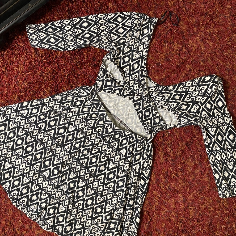 Aztec skater dress. Size medium